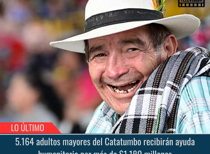 5.164 adultos mayores del Catatumbo recibirán ayuda.