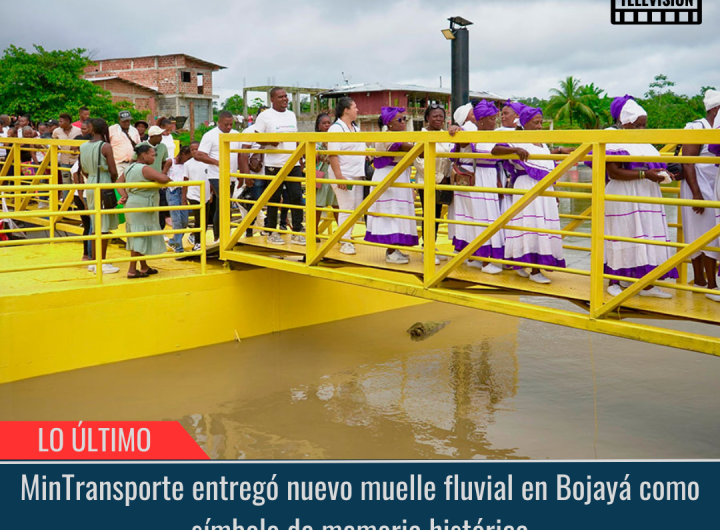 MinTransporte entregó nuevo muelle fluvial.