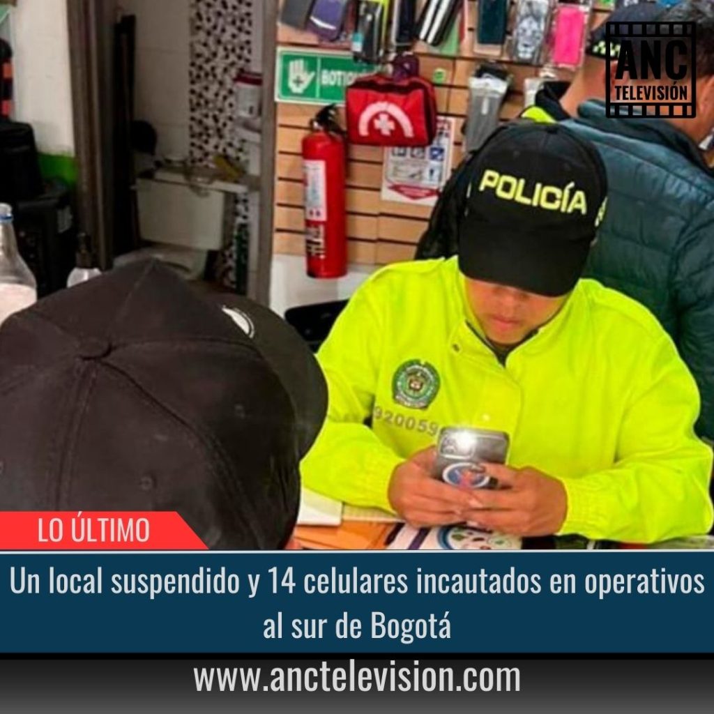 Un local suspendido y 14 celulares incautados.