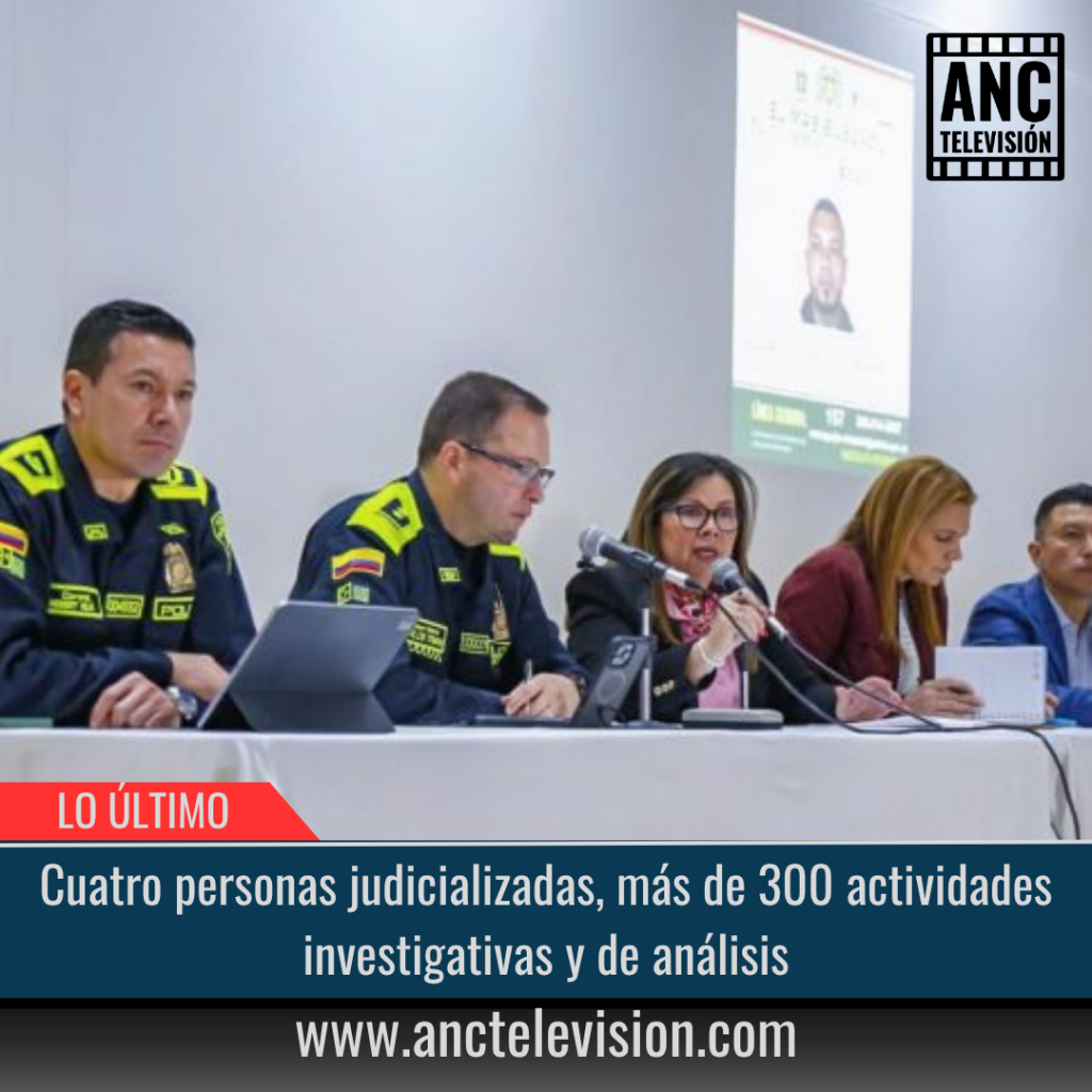 Cuatro personas judicializadas.