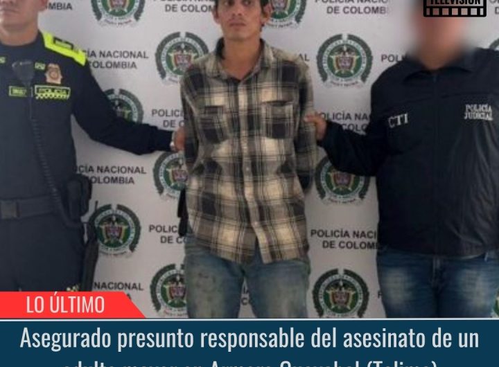 Responsable del asesinato de un adulto mayor.