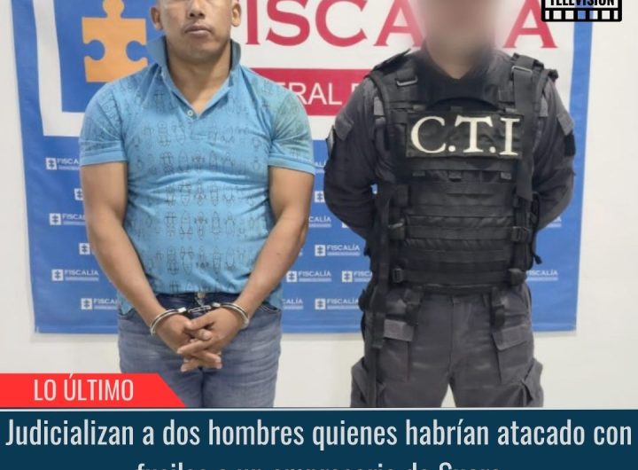 Judicializan a dos hombres.
