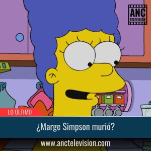 ¿Marge Simpson murió?.