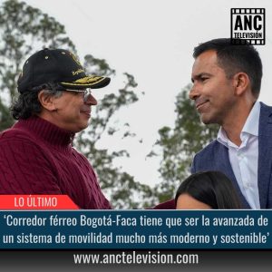 Corredor férreo Bogotá-Faca.