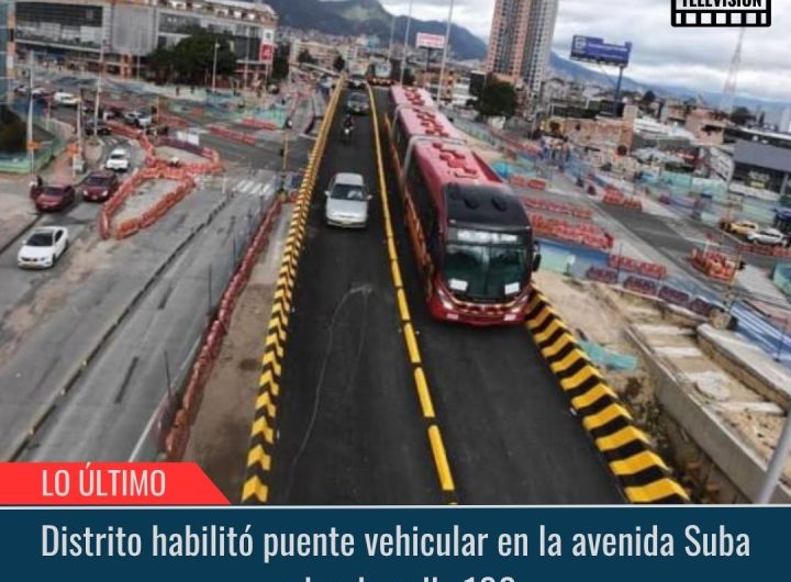 Distrito habilitó puente vehicular.