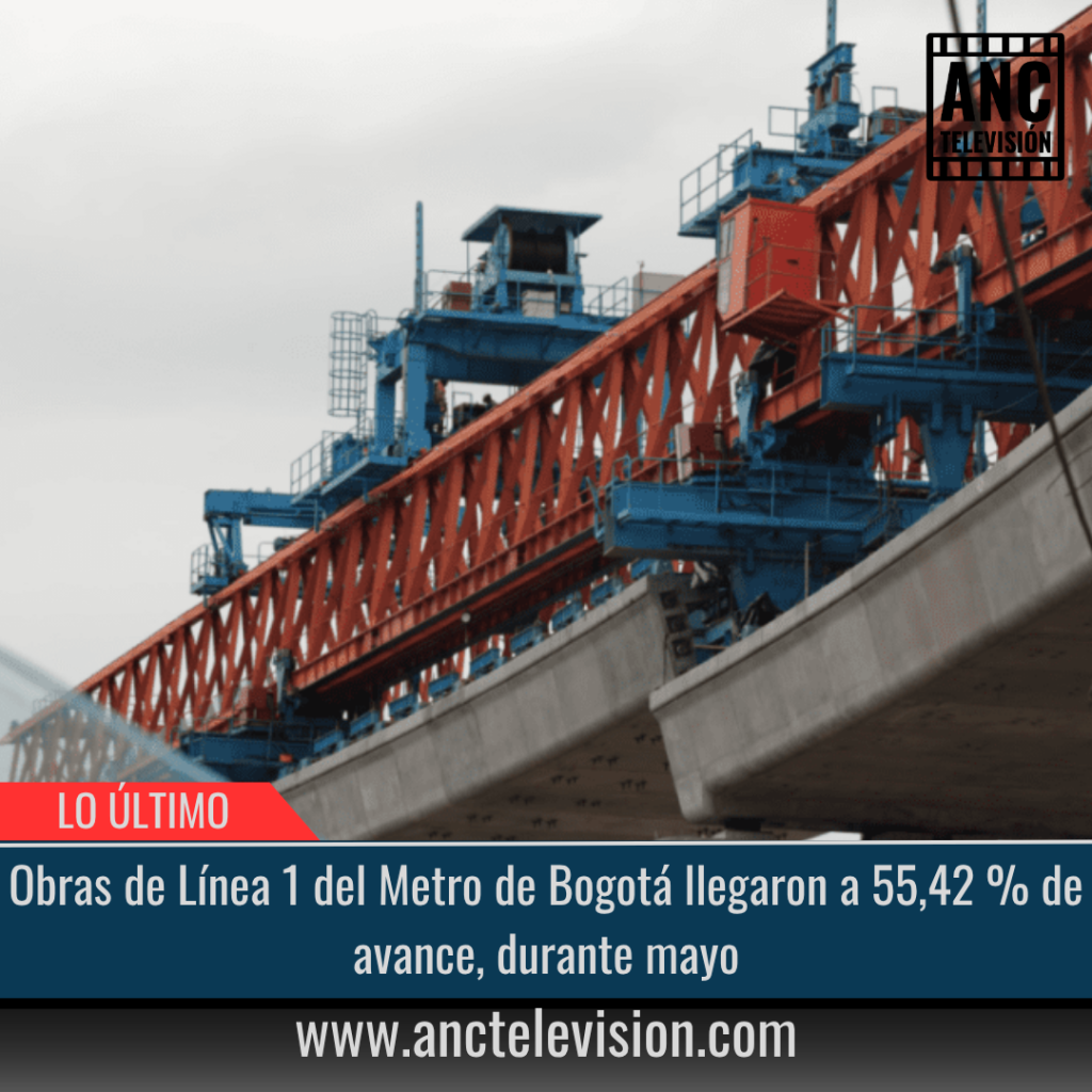 55,42 % de avance durante mayo.