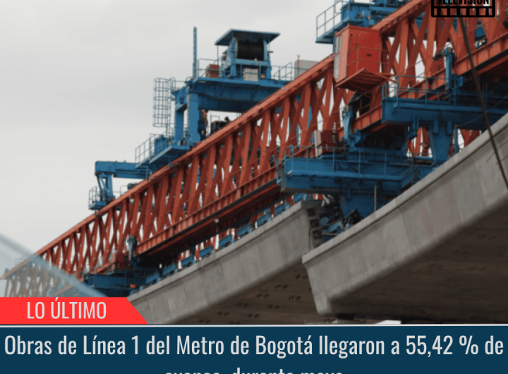 55,42 % de avance durante mayo.