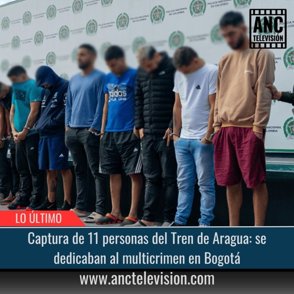 Captura de 11 personas del Tren de Aragua.