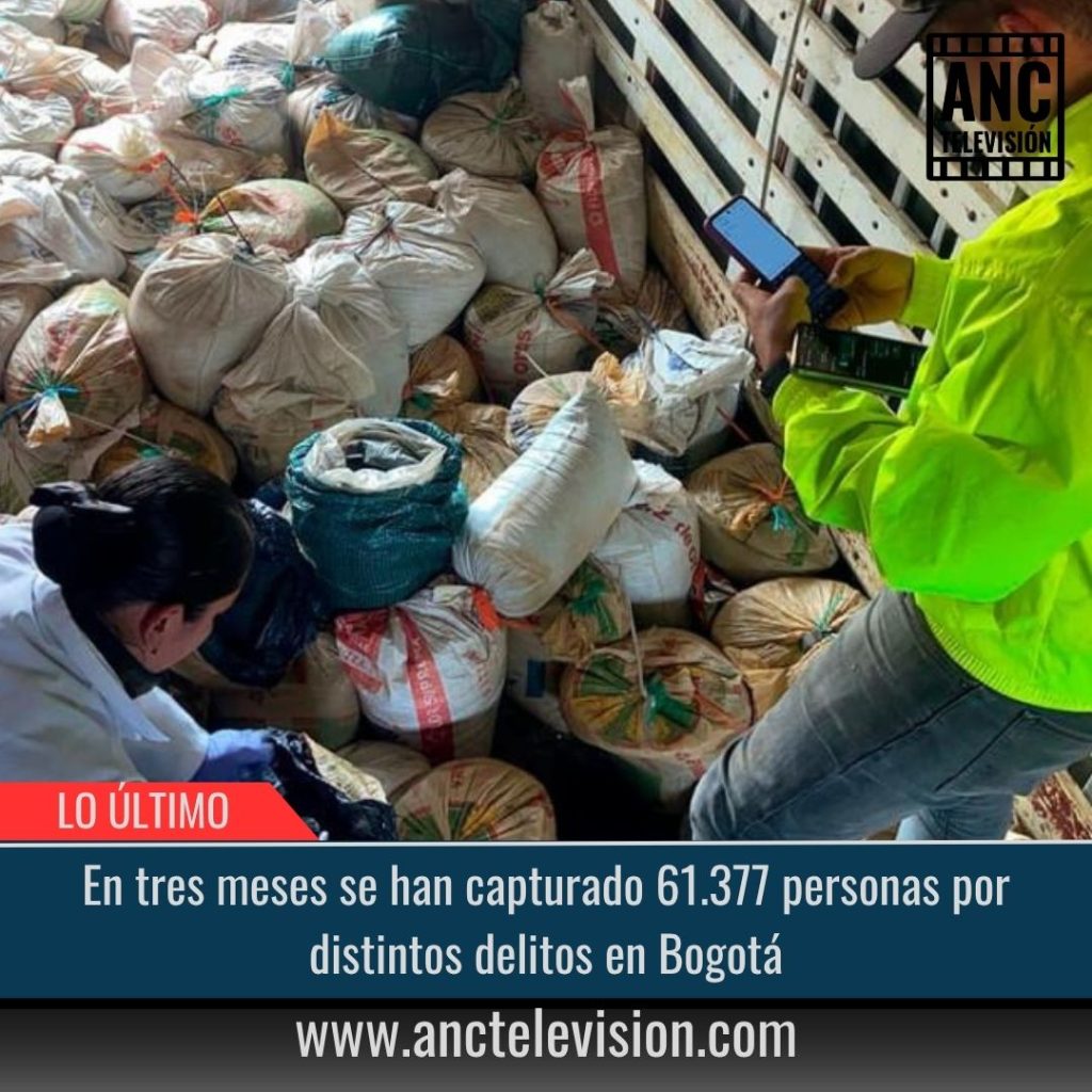 61.377 personas por distintos delitos en Bogotá.