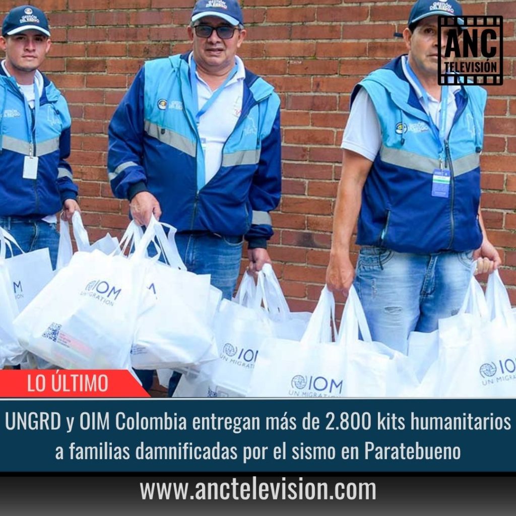 2.800 kits humanitarios a familias damnificadas.