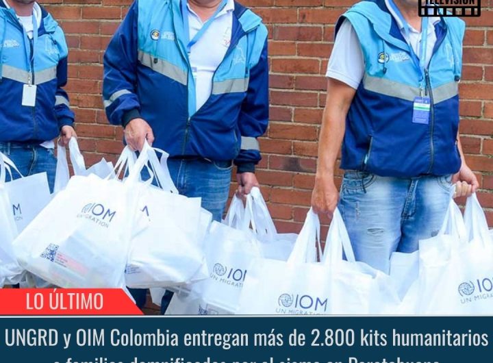 2.800 kits humanitarios a familias damnificadas.