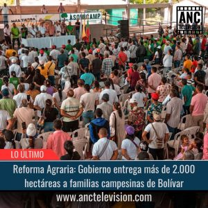 Reforma Agraria.