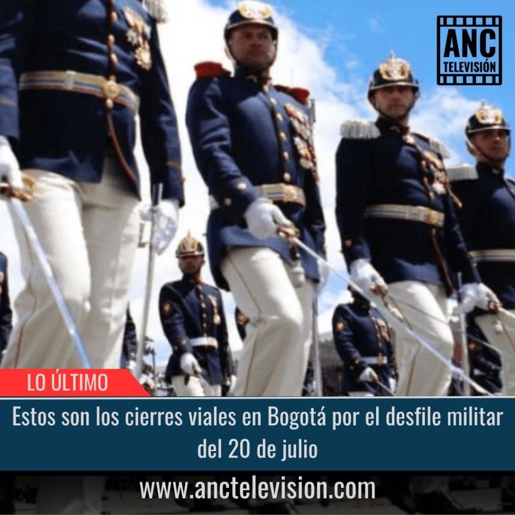 Desfile militar del 20 de julio.