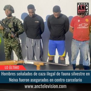 Caza ilegal de fauna silvestre.