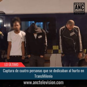 Captura de cuatro personas.