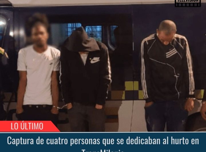 Captura de cuatro personas.