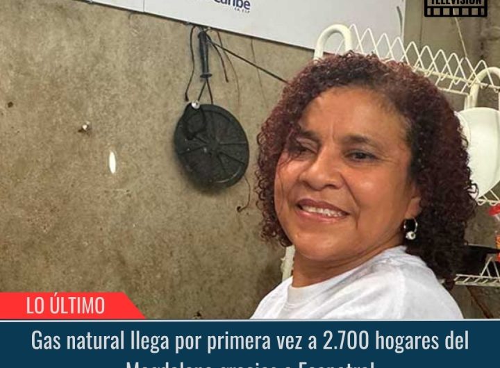 Gas natural llega por primera vez.