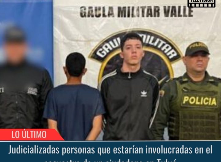 Estarían involucradas en el secuestro de un ciudadano.
