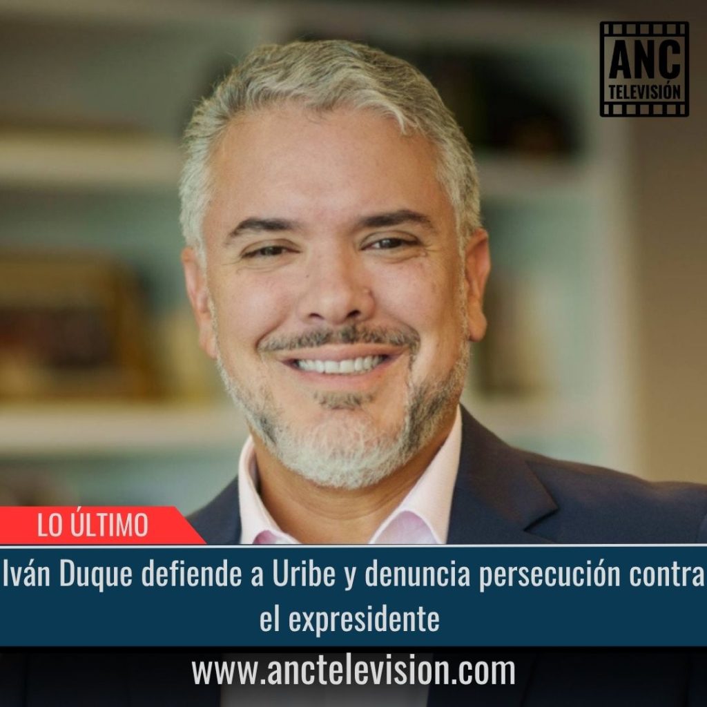 Duque defiende a Uribe.