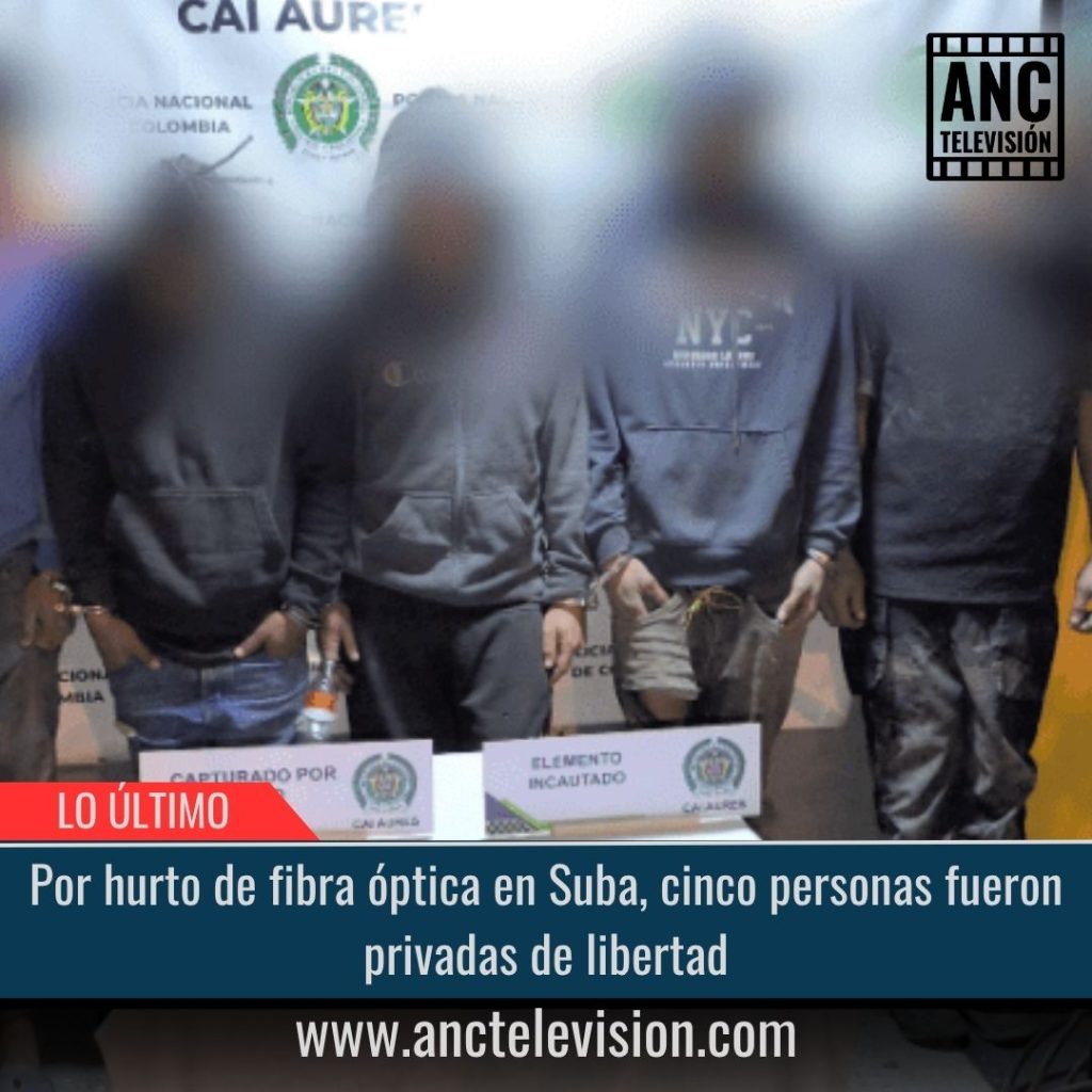 Cinco personas fueron privadas de libertad.