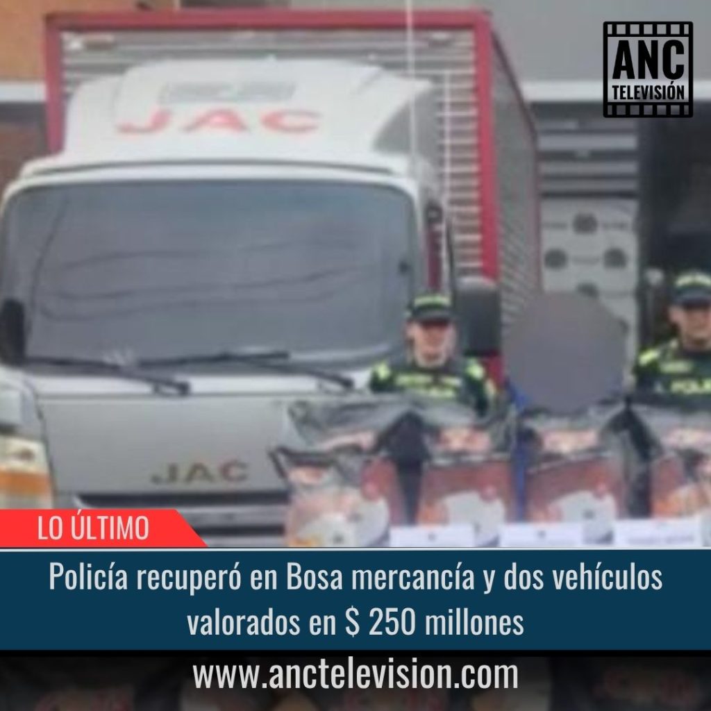 Policía recuperó en Bosa mercancía.