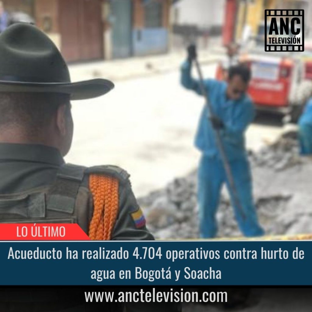 Operativos contra hurto de agua en Bogotá y Soacha.