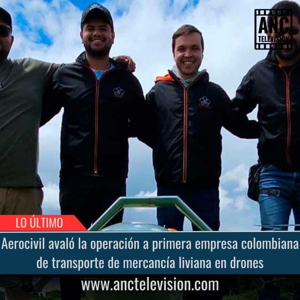 Mercancía liviana en drones.