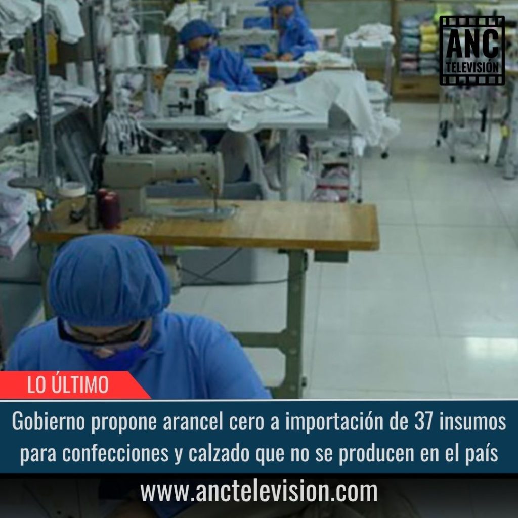 Insumos para confecciones y calzado.