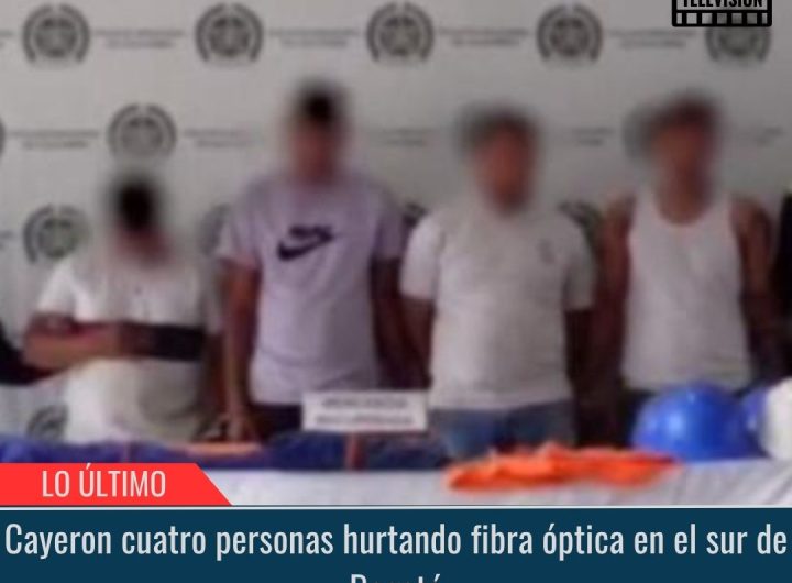 Cayeron cuatro personas.