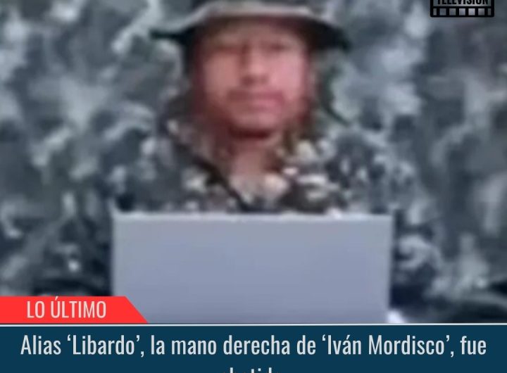 Alias ‘Libardo’ fue abatido.