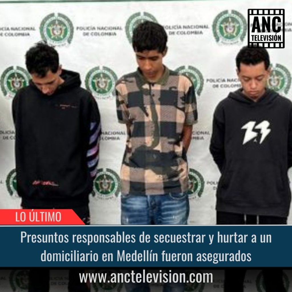 Responsables de secuestrar y hurtar a un domiciliario.