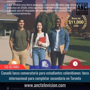 Beca internacional.