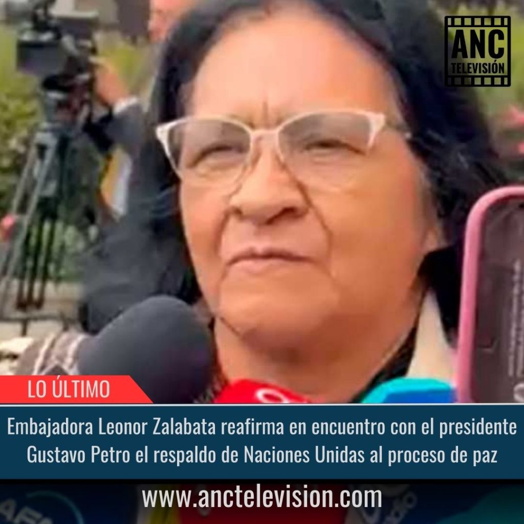 Respaldo de Naciones Unidas al proceso de paz.