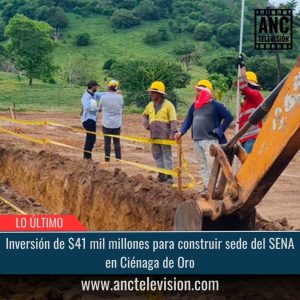 SENA en Ciénaga de Oro.