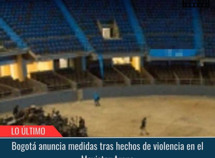 Violencia en el Movistar Arena.