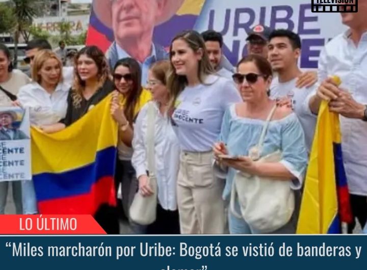 Miles marcharón por Uribe.