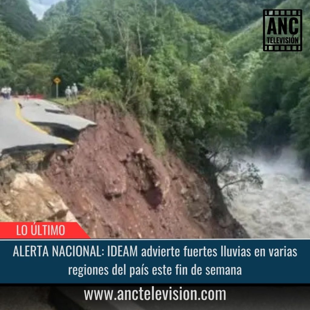 IDEAM advierte fuertes lluvias.