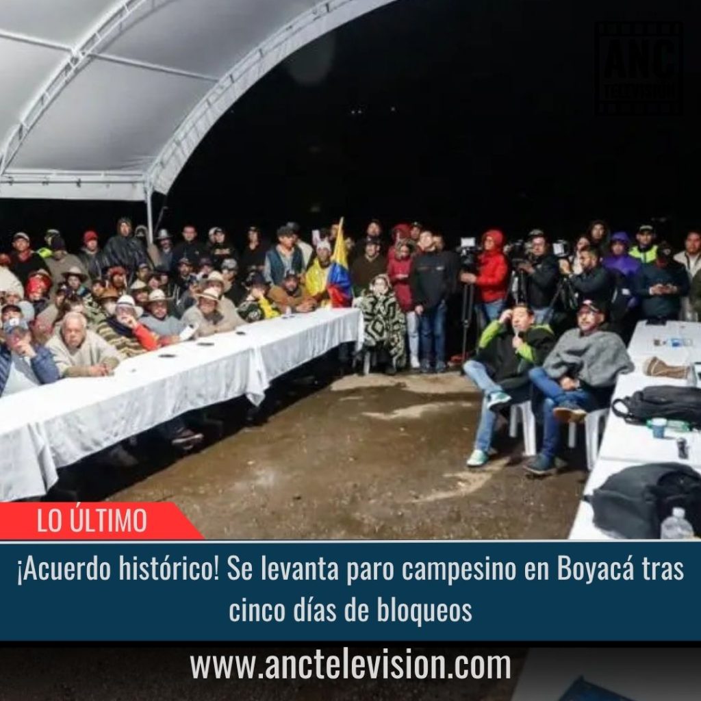 Se levanta paro campesino.