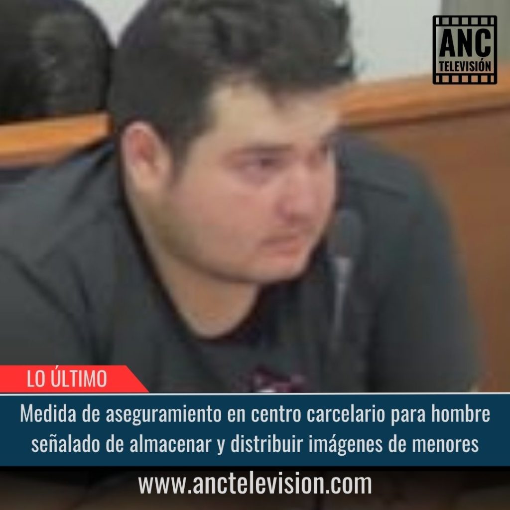 Hombre señalado de almacenar y distribuir imágenes de menores.
