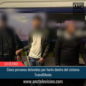 Cinco personas detenidas.