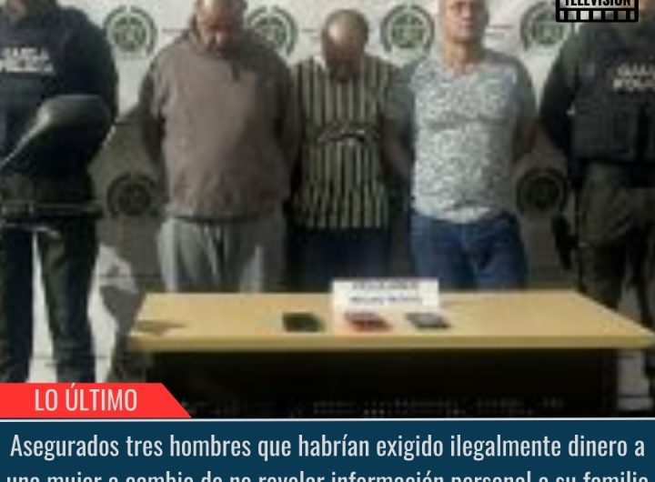 Asegurados tres hombres.