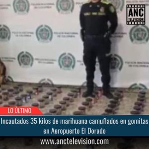 Incautados 35 kilos de marihuana.