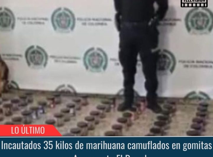 Incautados 35 kilos de marihuana.