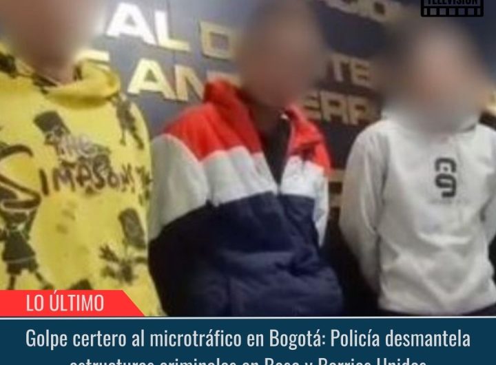 Golpe certero al microtráfico en Bogotá.