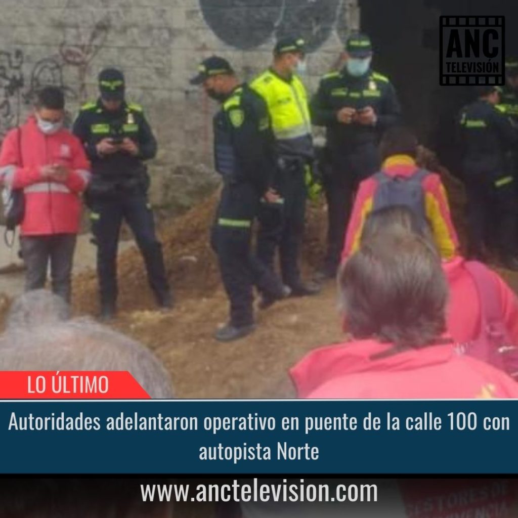 Operativo en puente de la calle 100.
