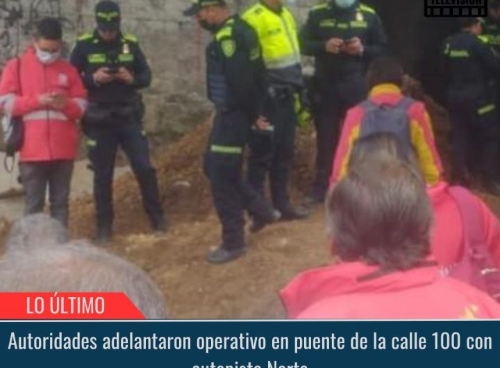 Operativo en puente de la calle 100.