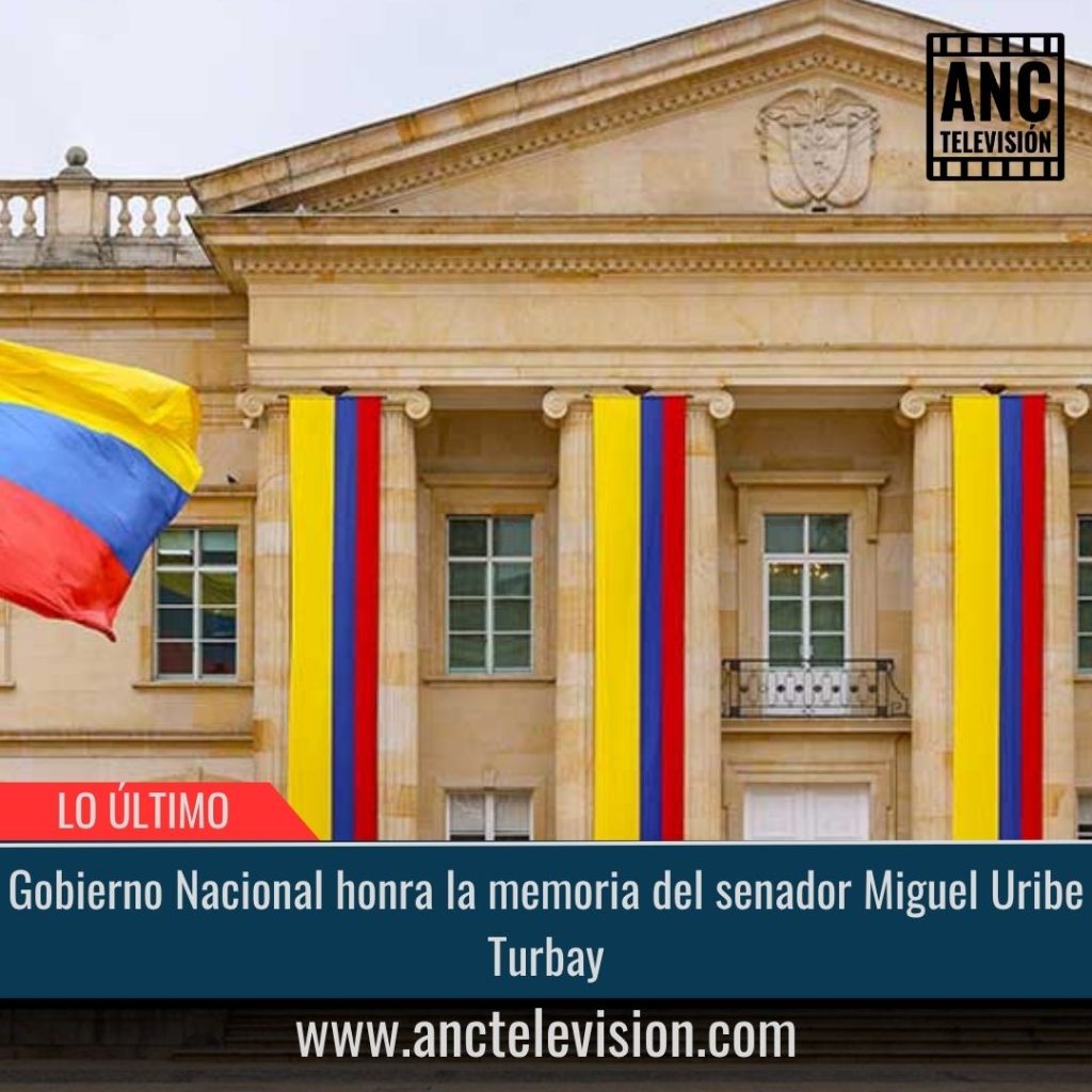 Gobierno Nacional honra la memoria del senador Miguel Uribe Turbay.