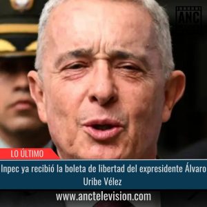Boleta de libertad del expresidente.