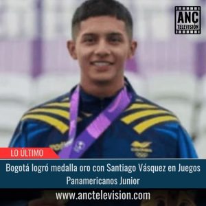 Bogotá logró medalla oro con Santiago Vásquez.
