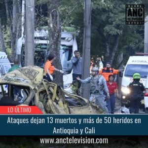 13 muertos y más de 50 heridos.